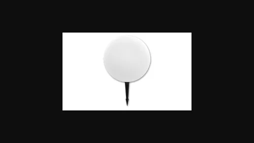 MasterLED Kula földbe szúrható 35 cm-es kerti gömb  E27-es foglalattal  fehér színű