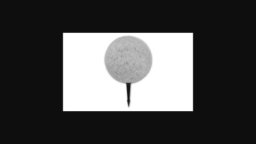 MasterLED Kula földbe szúrható 35 cm-es kerti gömb  E27-es foglalattal  kő színű