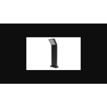   MasterLED Clark 12 W-os natúr fehér  50 cm magas fekete állólámpa