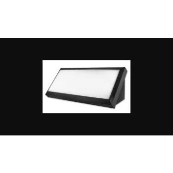 MasterLED Ferra 12 W-os natúr fehér  fekete falilámpa