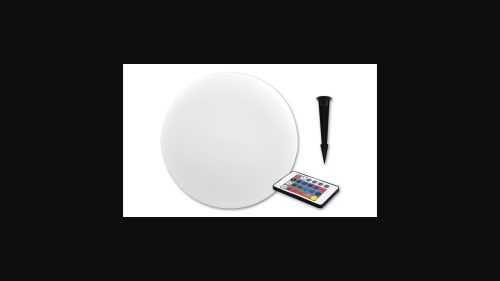 MasterLED Kula 2 W-os földbe szúrható 30 cm-es napelemes kerti gömb  RGB