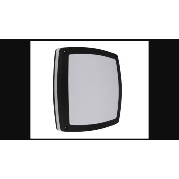   MasterLED Paula fekete kültéri négyzet alakú mennyezeti lámpatest  E27-es cserélhető fényforrással