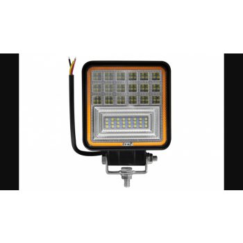   MasterLED Téglalap alakú  hideg fehér színhőmérsékletű  126 W-os munkalámpa narancssárga irányjelzővel