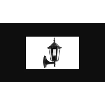   MasterLED Victoria fekete  kültéri  oldalfali lámpa  E27-es foglalattal