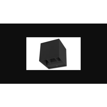 MasterLED Kira 6 W-os fekete fali lámpa