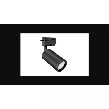   Strühm Daria TRA 180x75 mm fekete  sínre szerelhető lámpa  GU10-es foglalattal