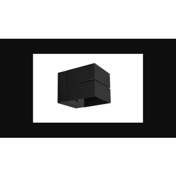 Strühm Elton G9 foglalatú  fekete fali lámpa