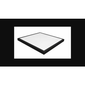   MasterLED 40 W-os szögletes 60x60 cm natúr fehér  fekete keretes falon kívüli led panel