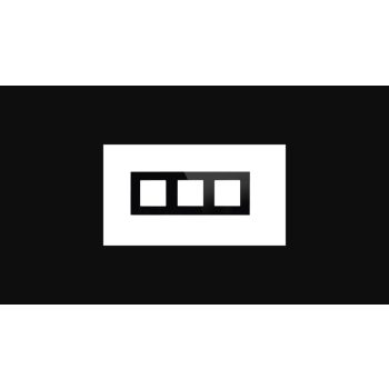 MasterLED Tripla fekete üvegkeret