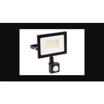   EcoLight 50 W-os natúrfehér mozgásérzékelős LED reflektor