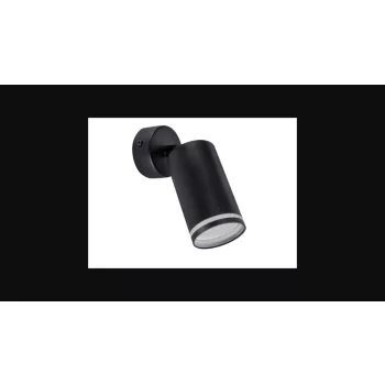 Strühm Zula SPT GU10 foglalatú  fekete fali lámpa
