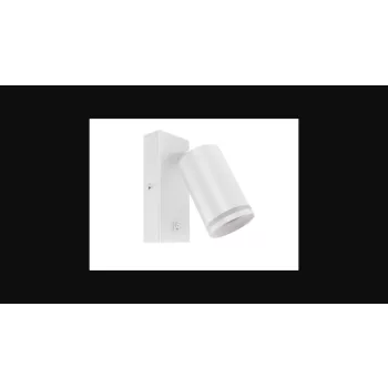 Strühm Zula WLL GU10 foglalatú  fehér fali lámpa