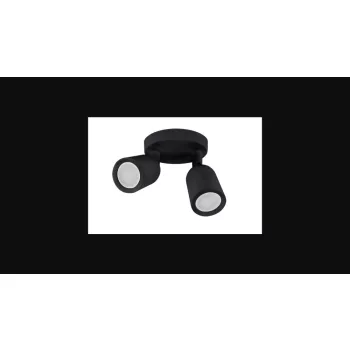 Strühm Bogna GU10 foglalatú  fekete 2-es mennyezeti lámpa