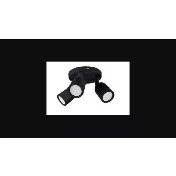 Strühm Bogna GU10 foglalatú  fekete 3-as mennyezeti lámpa