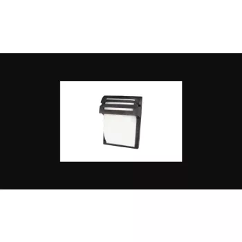   MasterLED Kalio kültéri fekete oldalfali lámpatest  E27-es foglalattal