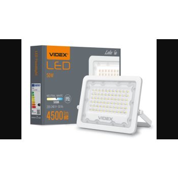 Videx Luka 50 W-os natúrfehér LED reflektor