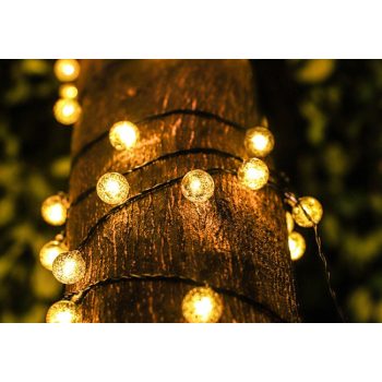 MasterLED Napelemes gömb alakú girland 20 led 4 85 m