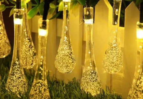 MasterLED Napelemes csepp alakú girland 20 led 4 85 m