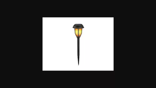 MasterLED Leszúrható fekete napelemes lámpa  40 cm