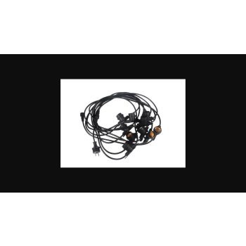   MasterLED Girlanda LED 10 m hosszúrságú 20x E27-es foglalatot tartalmazó sorolható fényfüzér