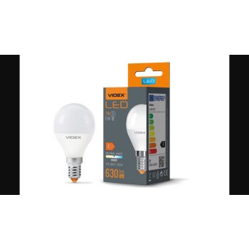 Videx G45 LED izzó 7 W-os natúr fehér  E14-es foglalattal