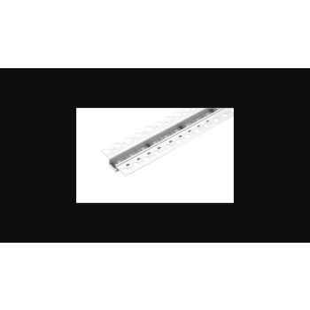   MasterLED Gipszkartonba süllyeszthető PVC profil víztiszta fedéllel 2 méteres szál fehér