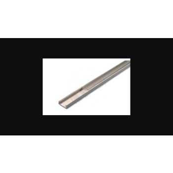   MasterLED Felületre szerelhető PVC profil víztiszta fedéllel 2 méteres szál szürke