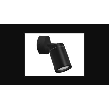   Strühm Tenor 1C fekete színű fürdőszobai lámpa GU10-es foglalattal