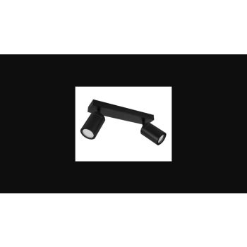   Strühm Tenor 2L fekete színű fürdőszobai lámpa GU10-es foglalattal