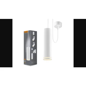   Videx TATUM fehér függesztett lámpa keret  GU10-es foglalattal