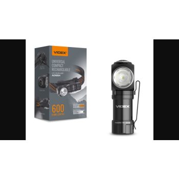   Videx LED Fejlámpa  hidegfehér újratölthető akkumulátorral A055H