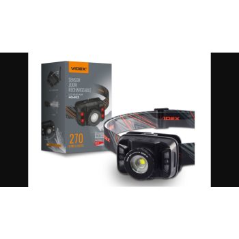   Videx LED Fejlámpa  natúrfehér újratölthető akkumulátorral H045Z