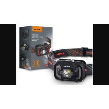   Videx LED Fejlámpa  natúrfehér újratölthető akkumulátorral H025C