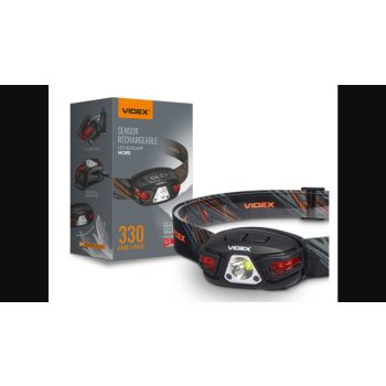   Videx LED Fejlámpa  natúrfehér újratölthető akkumulátorral H015