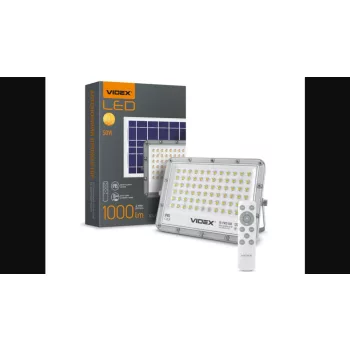 Videx Gelio 50 W-os natúr fehér napelemes reflektor