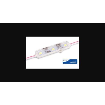   MasterLED 3 LED/db 12 V-os vízálló hideg fehér víztiszta LED modul
