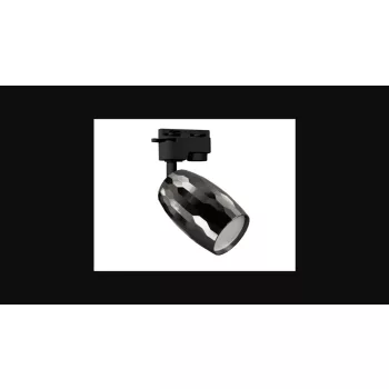   Strühm Sezam TRA fekete színű sínre szerelhető lámpa  GU10-es foglalattal