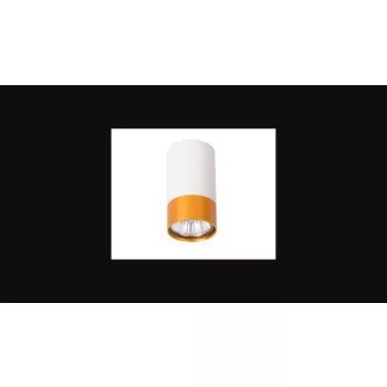   MasterLED Klemens henger alakú fehér/arany keret  GU10-es foglalattal