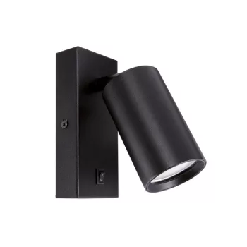   Strühm Daria WLL henger alakú fekete fali lámpa  GU10-es foglalattal