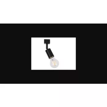   MasterLED Eos fekete sínre szerelhető lámpa  E27-es foglalattal