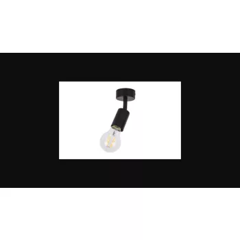   MasterLED Eos fekete mennyezeti lámpa keret  E27-es foglalattal