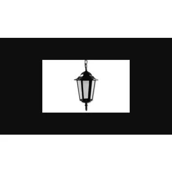   MasterLED Victoria fekete  kültéri függesztett mennyezeti lámpa  E27-es foglalattal