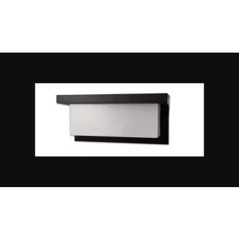   MasterLED Lagos 12W-os mozgásérzékelős natúr fehér  fekete oldalfali lámpa