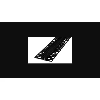   MasterLED Hidegburkolatba süllyeszthető aluprofil 13 mm széles 2 méteres szál fekete