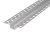 MasterLED Gipszkartonba süllyeszthető aluprofil 12 mm széles 2 méteres szál ezüst