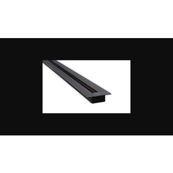 MasterLED TR fekete süllyeszthető sín 2 méter hosszú