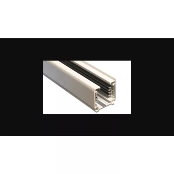   MasterLED 3 fázisú fehér felületre szerelhető sín 1 méter hosszú