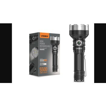 VIDEX Hordozható LED zseblámpa  A505C