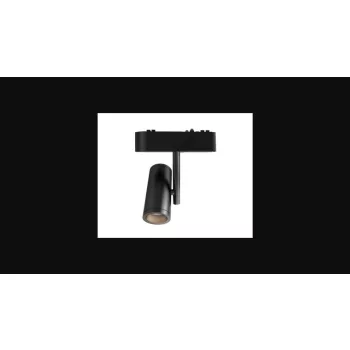   MasterLED LUXO Ringo  8-W-os fekete mágneses sínes lámpa  4000K  48V