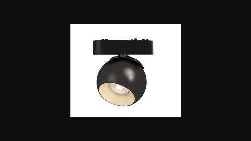 MasterLED LUXO Mars 10-W-os  fekete mágneses sínes lámpa  4000K  48V